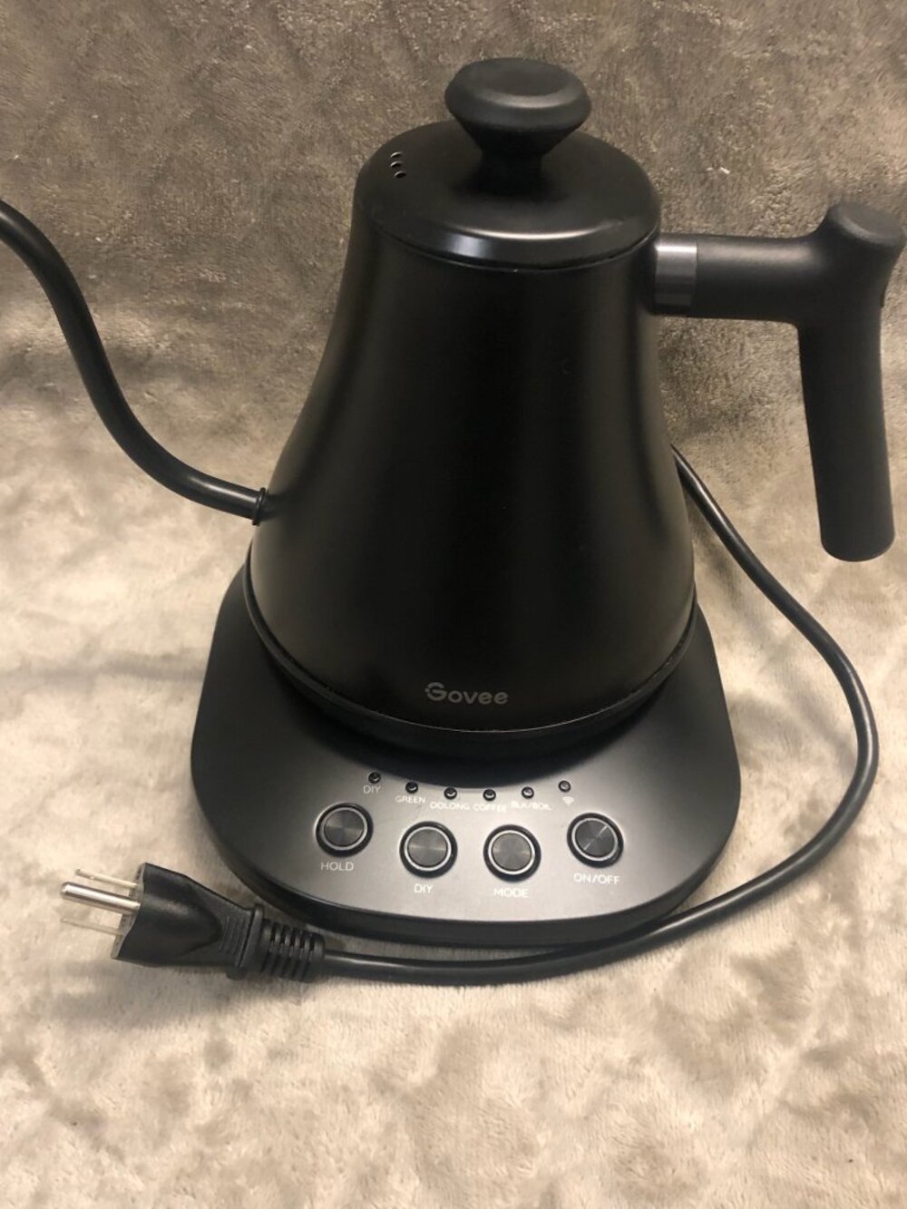 Govee Smart Gooseneck Electric Kettle Black Wi-Fi & Bluetooth Model H7170